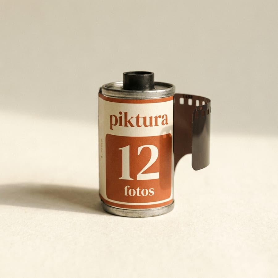 Rollo piktura de 12 fotos, como los de la vieja época